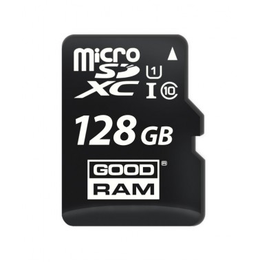 MICRO SD GOODRAM 128 GB C10 UHS-I CON ADAPTADOR - Imagen 1