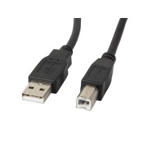 CABLE IMPRESORA LANBERG USB MACHO/USB MACHO FERRITA 1.8M NEGRO - Imagen 1