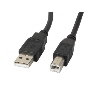 CABLE IMPRESORA LANBERG USB MACHO/USB MACHO FERRITA 1.8M NEGRO - Imagen 1