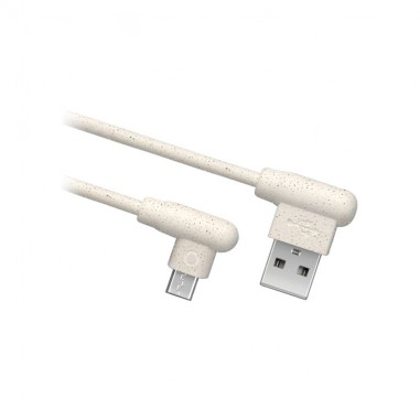 CABLE DATOS USB SBS OCEANO ECO-FRIENDLY USB 2.0-MICRO USB 1M BLANCO - Imagen 1