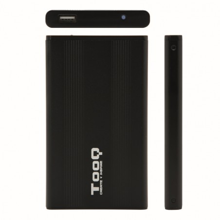 TooQ TQE-2510B caja HD 2.5" SATA USB 2.0 Negra - Imagen 2