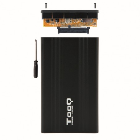 TooQ TQE-2510B caja HD 2.5" SATA USB 2.0 Negra - Imagen 4