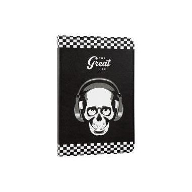 FUNDA TABLET E-VITTA STAND 2P SKULL GREAT LIFE 10,1" - Imagen 1