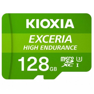 MICRO SD KIOXIA 128GB EXCERIA HIGH ENDURANCE UHS-I C10 R98 CON ADAPTADOR - Imagen 1