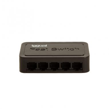 iggual FES500M Fast Ethernet Switch 5x10/100 Mbps