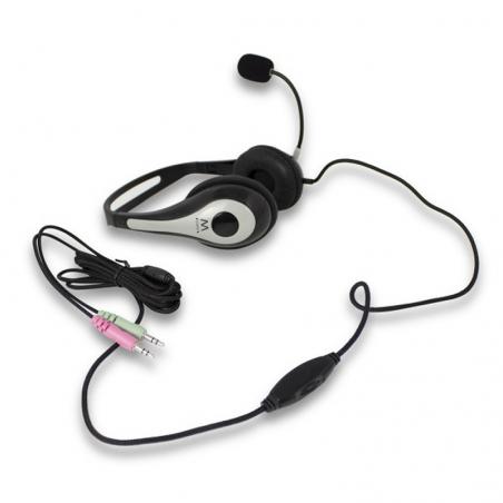 EWENT EW3562 Auriculares + Micrófono Stéreo negro