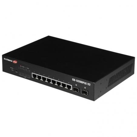 Edimax PRO GS-5208PLG V2 Switch 10xGB PoE+ (2xSFP)