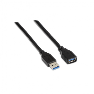 CABLE USB 3.0 AISENS TIPO A M-A H NEGRO 2.0M
