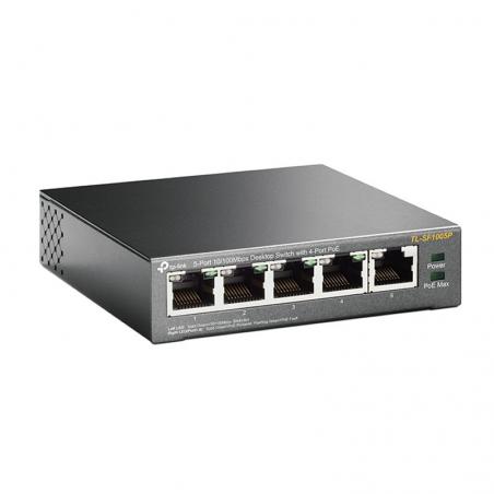 TP-LINK TL-SF1005P Switch 5x10/100Mbps 4xPoE Metal