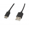 CABLE USB LANBERG 2.0 MACHO/USB C MACHO 1.8M NEGRO