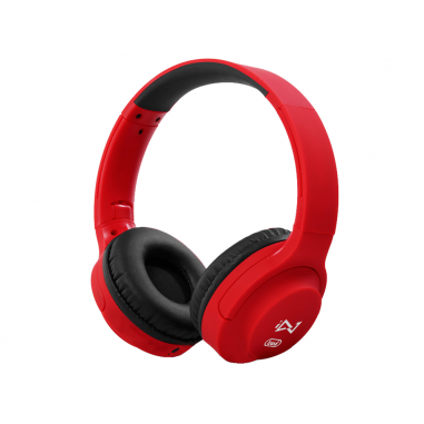 AURICULARES ESTÉREO DIGITAL CON MICRÓFONO 1,2 M CABLE TREVI DJ 601 M ROJO