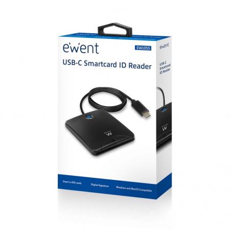EWENT EW1055 Lector Tarjetas USB-C/ DNI electronic