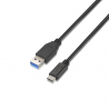 CABLE AISENS USB 3.1 GEN2 10GBPS 3A TIPO USB-C M-A M NEGRO 1.0M