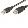CABLE DE EXTENSION USB 2.0 A A A M/F, AWG28, DE 1,0 METRO.