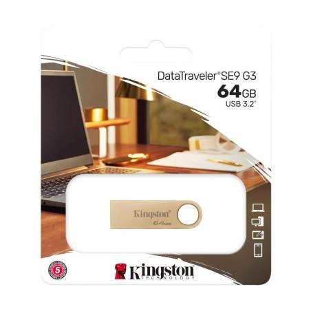 Kingston DataTraveler SE9 G3 64GB USB 3.2 Gen1