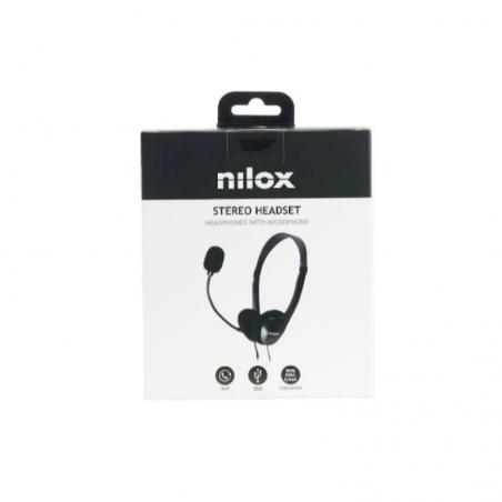 Nilox Auriculares con micrófono USB