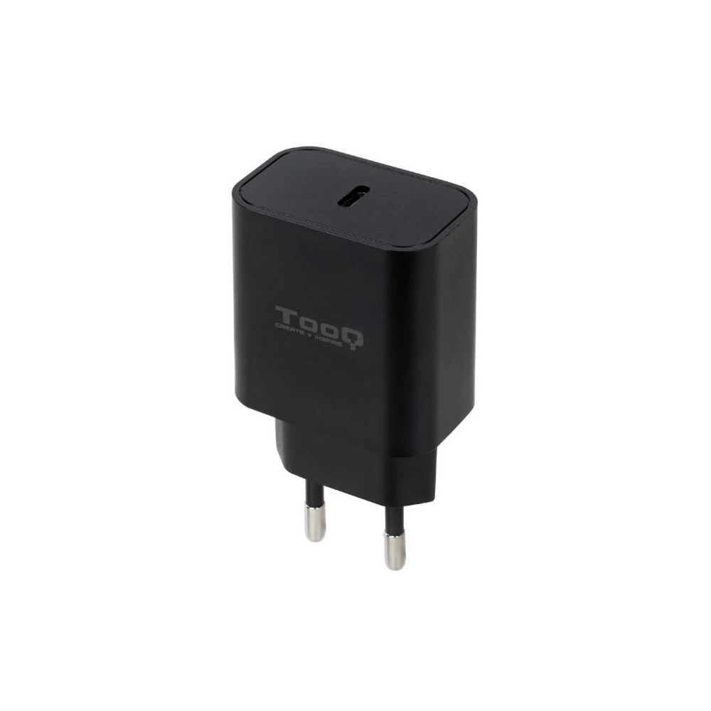 Tooq Cargador pared USB-C PD3.0 20W Negro