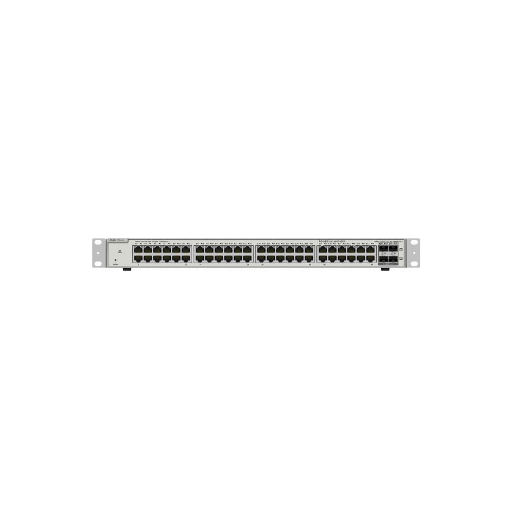 SWITCH RUIJIE REYEE RG-NBS5200-48GT4XS GIGALAN 48p SFP+ 4p L3 GESTIONABLE