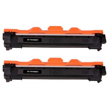 Brother TN1050 Negro Pack de 2 Cartuchos de Toner Genericos