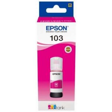 Epson 103 Magenta Botella de Tinta Original - C13T00S34A10