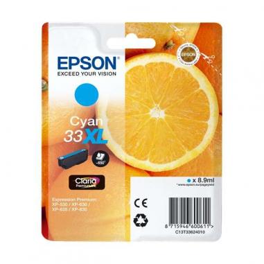 Epson T3362 (33XL) Cyan Cartucho de Tinta Original - C13T33624012