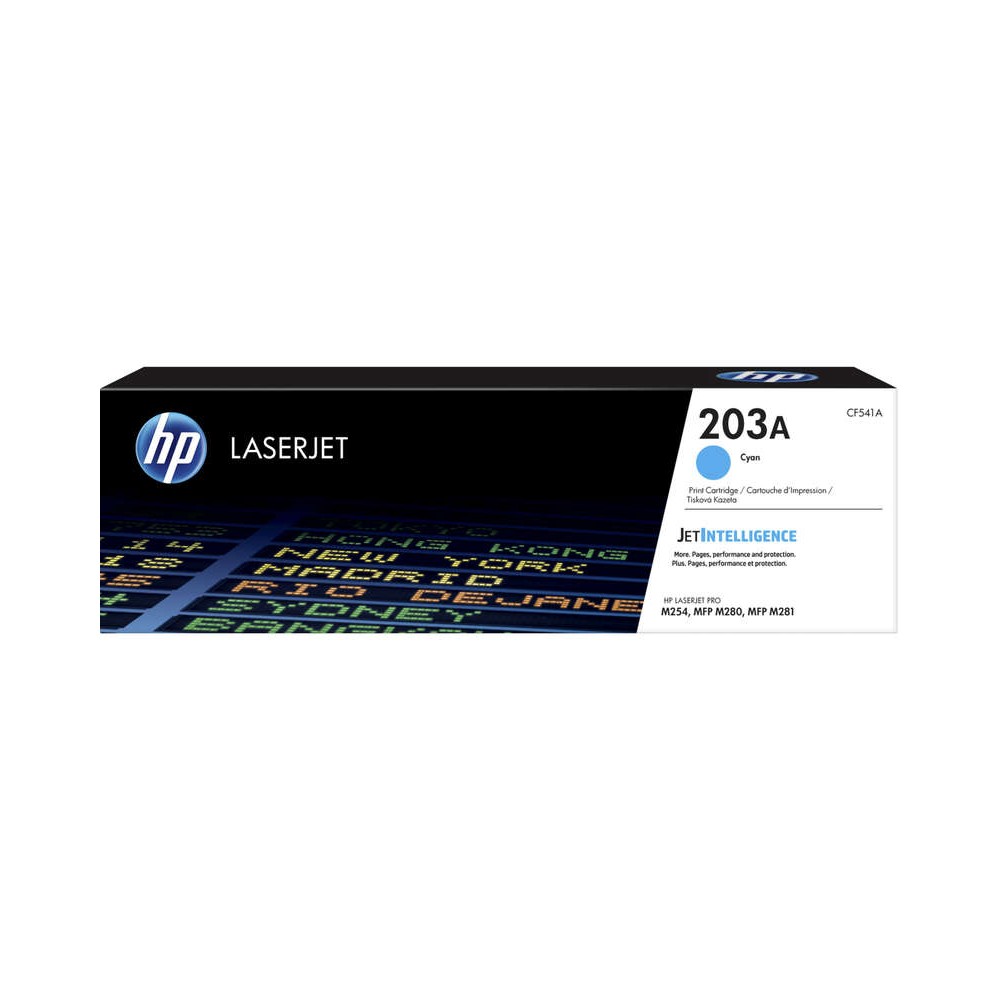 HP CF541A Cyan Cartucho de Toner Original - 203A