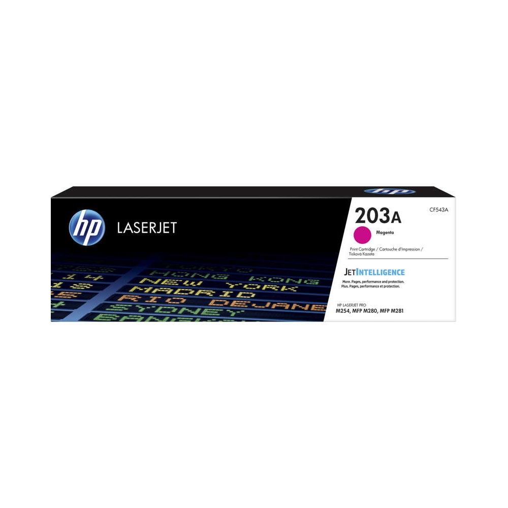 HP CF543A Magenta Cartucho de Toner Original - 203A