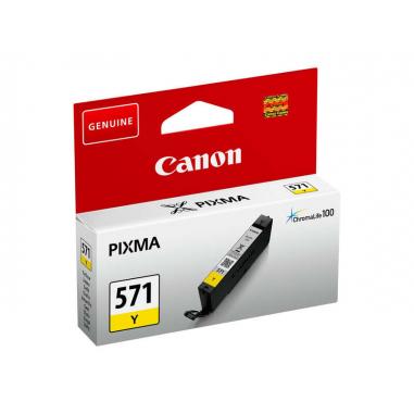 Canon CLI571 Amarillo Cartucho de Tinta Original - 0388C001