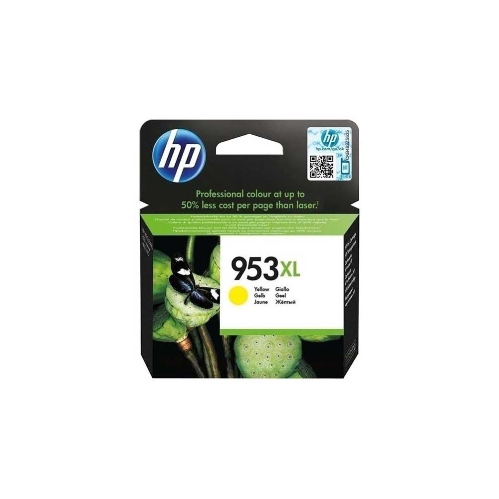 HP 953XL Amarillo Cartucho de Tinta Original - F6U18AE