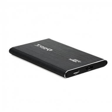 CAJA EXTERNA TOOQ TQE-2529B 2,5" 7 MM SATA USB 3.0 UASP NEGRA