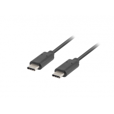 CABLE 2.0 LANBERG USB C MACHO/USB C MACHO 1M NEGRO