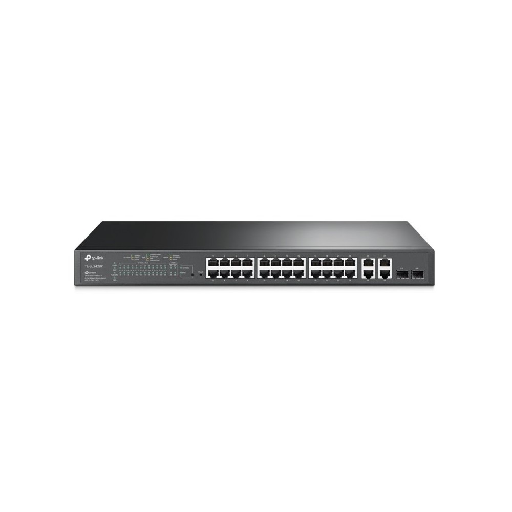TP-Link SL2428P Switch 24x10/100Mbps PoE+ 4xGb