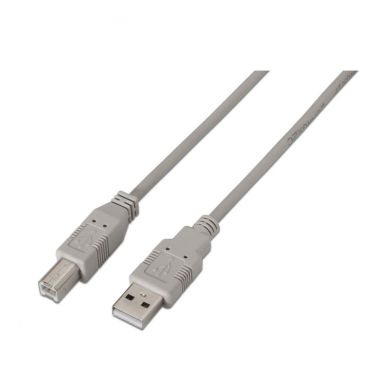 CABLE AISENS USB 2.0 IMPRESORA TIPO A M-B M BEIGE 4.5M