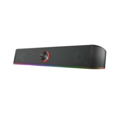 Trust Gaming GXT 619 Thorne Barra de Sonido USB 12W - Iluminacion RGB - Controles Tactiles - PC, Portatil - Entrada Jack 3.5mm -