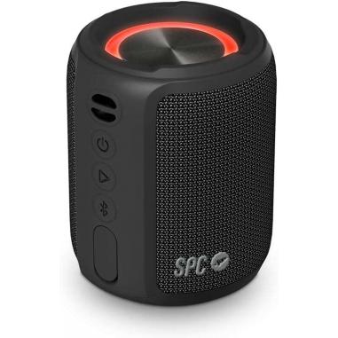 SPC Sound Powerpool Altavoz Portatil - 20 Horas de Autonomia - Tubo Compacto con Aro Luminoso - Potencia de 14W - Proteccion IPX