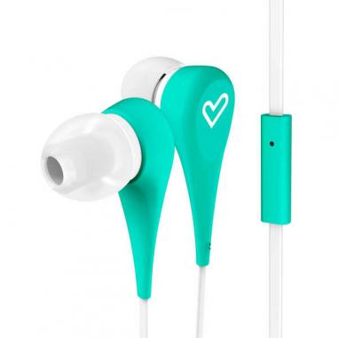 Energy Sistem Auriculares Style 1+ - Microfono - Control de Conversacion - Cable Plano - Color Verde