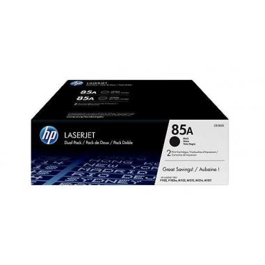 HP CE285A Negro Pack de 2 Cartuchos de Toner Originales - 85A