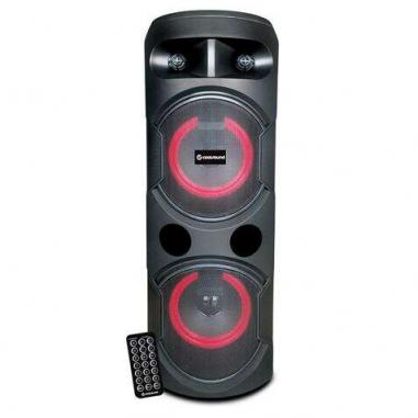 Coolsound Pro 400 Altavoz Autoamplificado Bluetooth 100W 10" 30W RMS con Bateria - Iluminacion LED - USB, SD, Entrada Mic. Jack 