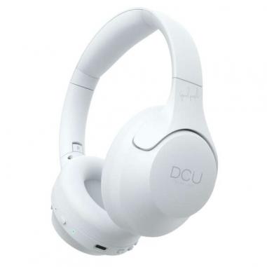 DCU Tecnologic Auriculares Bluetooth True Immersive Anc - Bluetooth 5.3 - Altavoz 40mm - Cancelacion Activa de Ruido - Bateria d