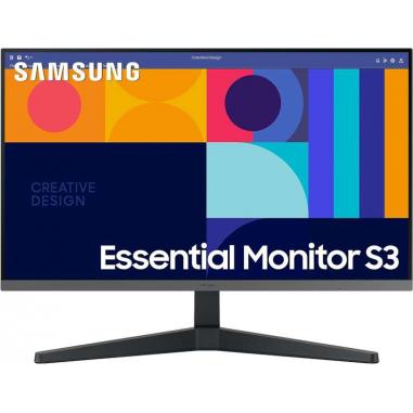 Samsung Essential S3 Monitor 24" LCD IPS FullHD 1080p 100Hz Freesync - Respuesta 4ms - Angulo de Vision 178° - HDMI, DisplayPort