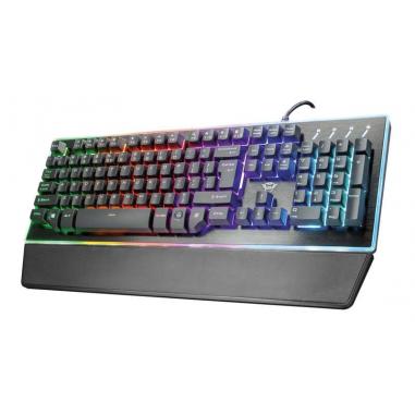 Trust 21843 Teclado Semi-Mecanico USB Gaming GXT 860 Thura Negro