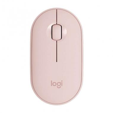 Logitech Pebble M350 Raton Inalambrico USB 1000dpi - 3 Botones - Uso Ambidiestro - Color Rosa