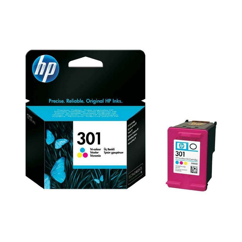 HP 301 Color Cartucho de Tinta Original - CH562EE