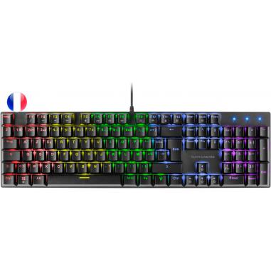 Mars Gaming Teclado Mecanico RGB MK422 - Tecnologia Antipolvo - Efectos de Iluminacion Rainbow - Teclas Ultra-resistentes - Func