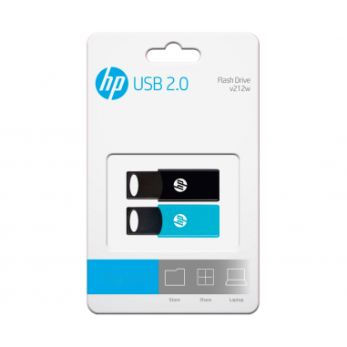 USB 2.0 HP 64GB X 2 TWIN