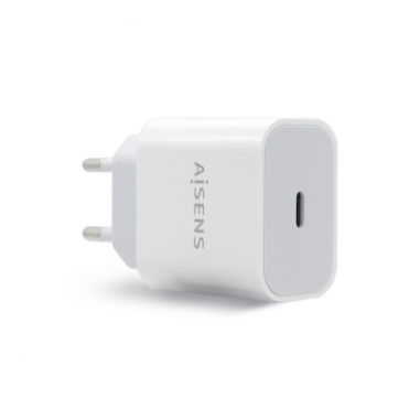 AISENS CARGADOR USB-C PD3.0 1 PUERTO 1xUSB-C 20W BLANCO