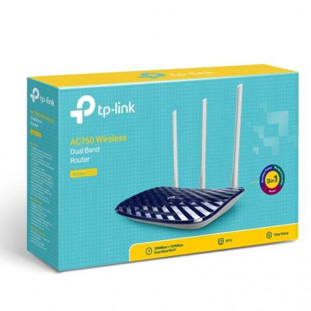 TP-Link Archer C20 Router WiFi AC750 1xWAN 4xLAN