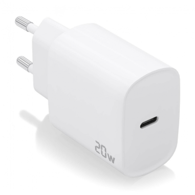 CARGADOR AISENS USB-C PD3.0 1 PUERTO 1XUSB-C 20W BLANCO