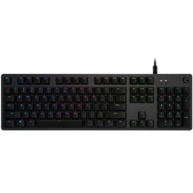 Logitech G512 Teclado Mecanico Gaming USB - Teclas Mecanicas GX Brown - Iluminacion RGB Lightsync - Superficies de Metal - Cable