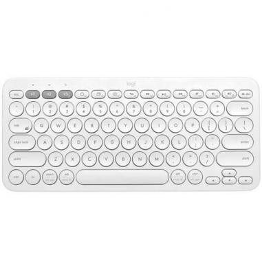 Logitech K380 Teclado Inalambrico Bluetooth - Hasta 3 Dispositivos Simultaneamente - Color Blanco